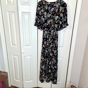 Nasty Gal floral maxi dress